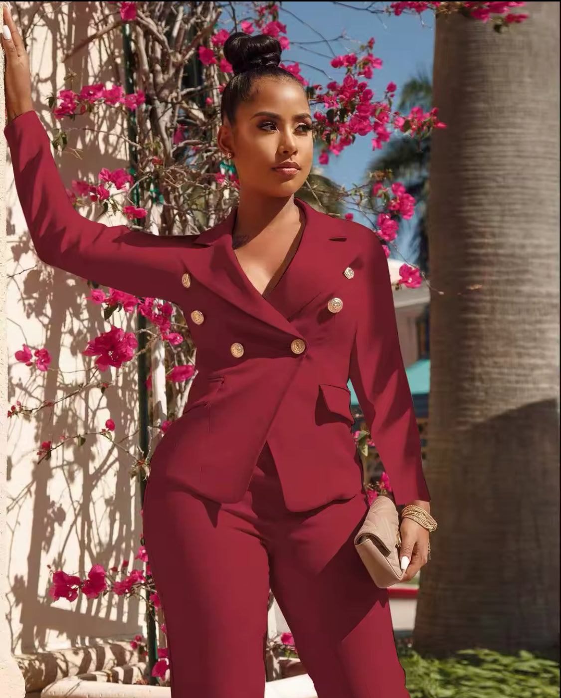TWO PIECE JACKET PANTS SET