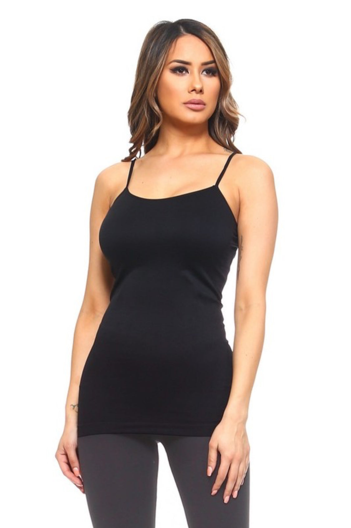WOMAN SEAMLESS CAMI TANK TOP