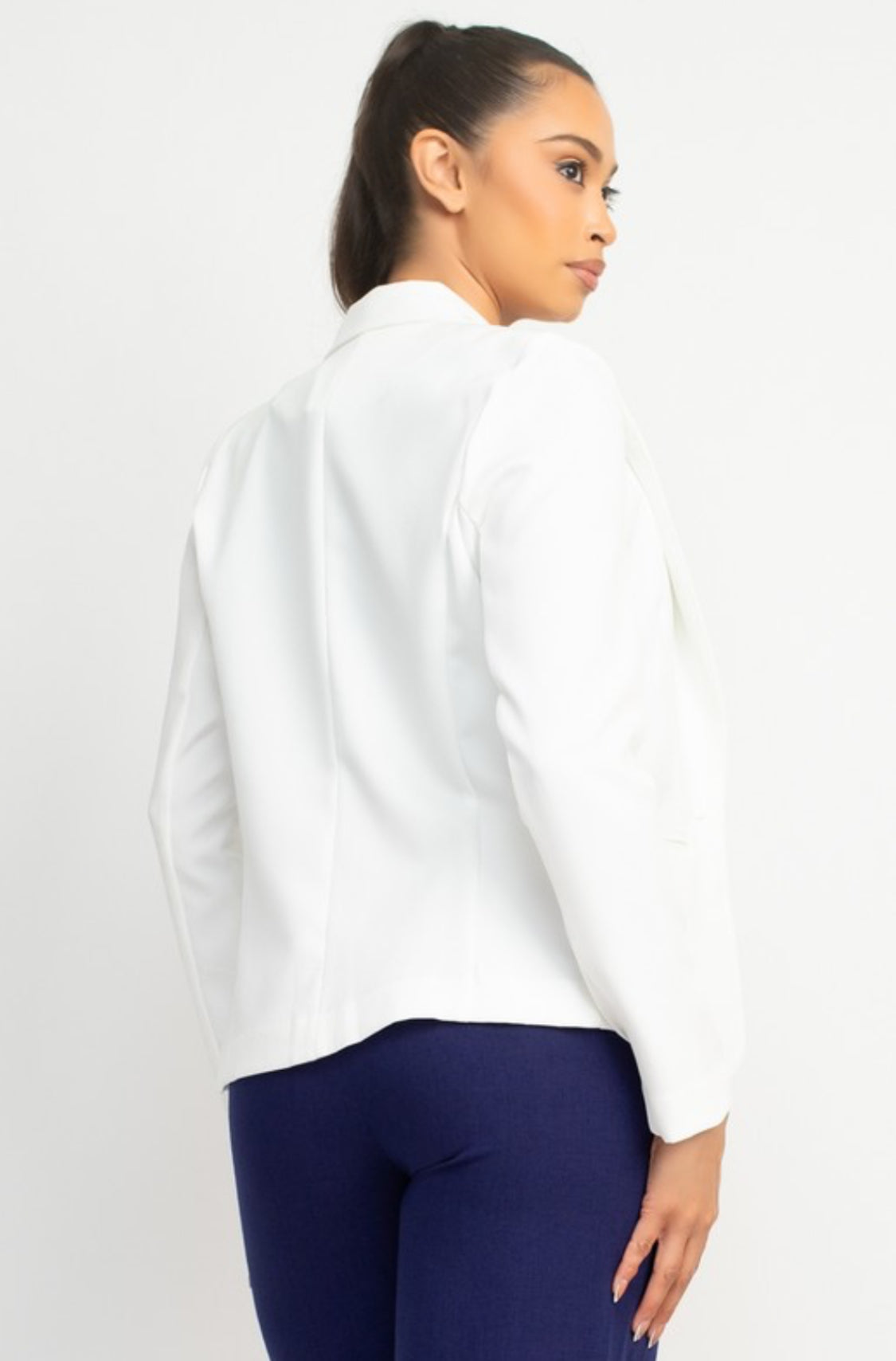 SINGLE-BREASTED NOTCH BLAZER