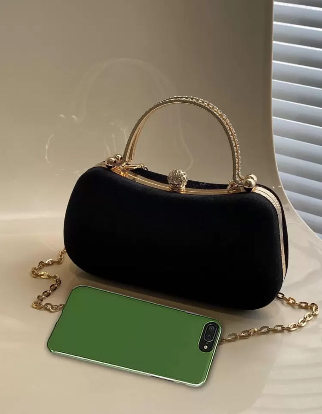 WOMAN SPARKLING CLUTCH PURSE