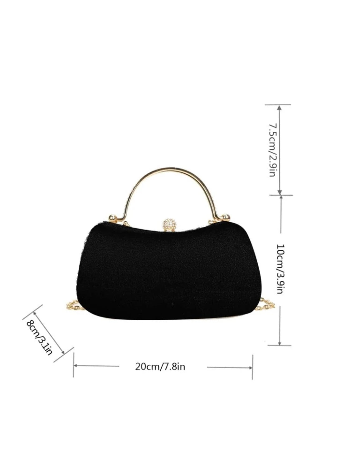 WOMAN SPARKLING CLUTCH PURSE