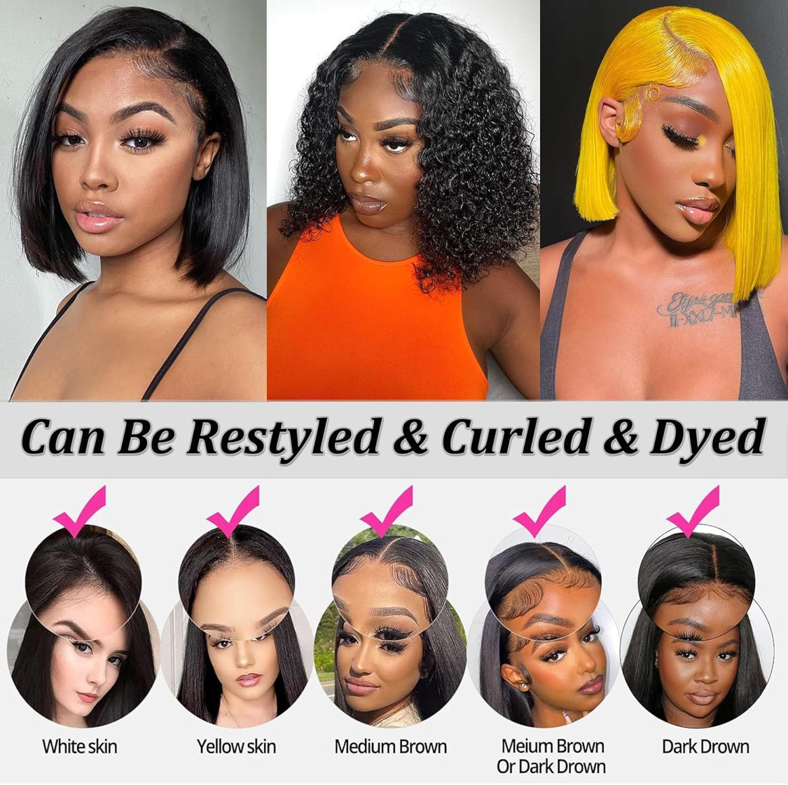 180 DENSITY 13x4 FULL FRONTAL STRAIGHT BOB WIG 💯 HUMAN HAIR 10” LENGTH