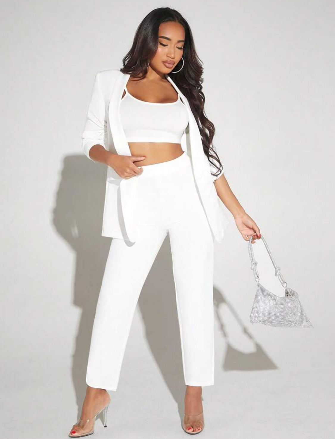 TWO PIECE JACKET BLAZER PANTS OUTFIT