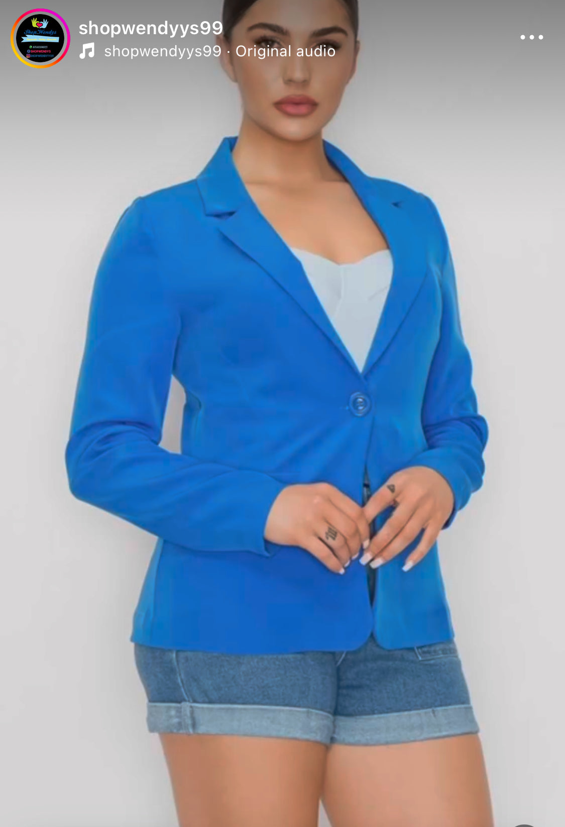 SINGLE-BREASTED NOTCH BLAZER
