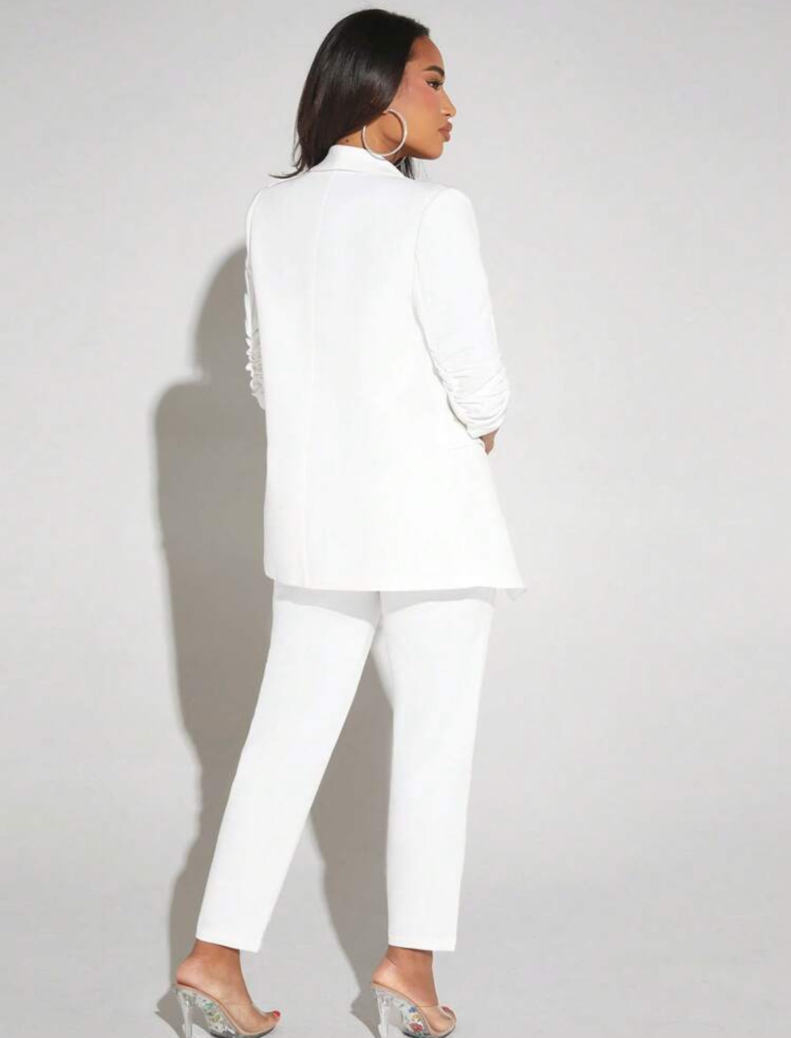 TWO PIECE JACKET BLAZER PANTS OUTFIT