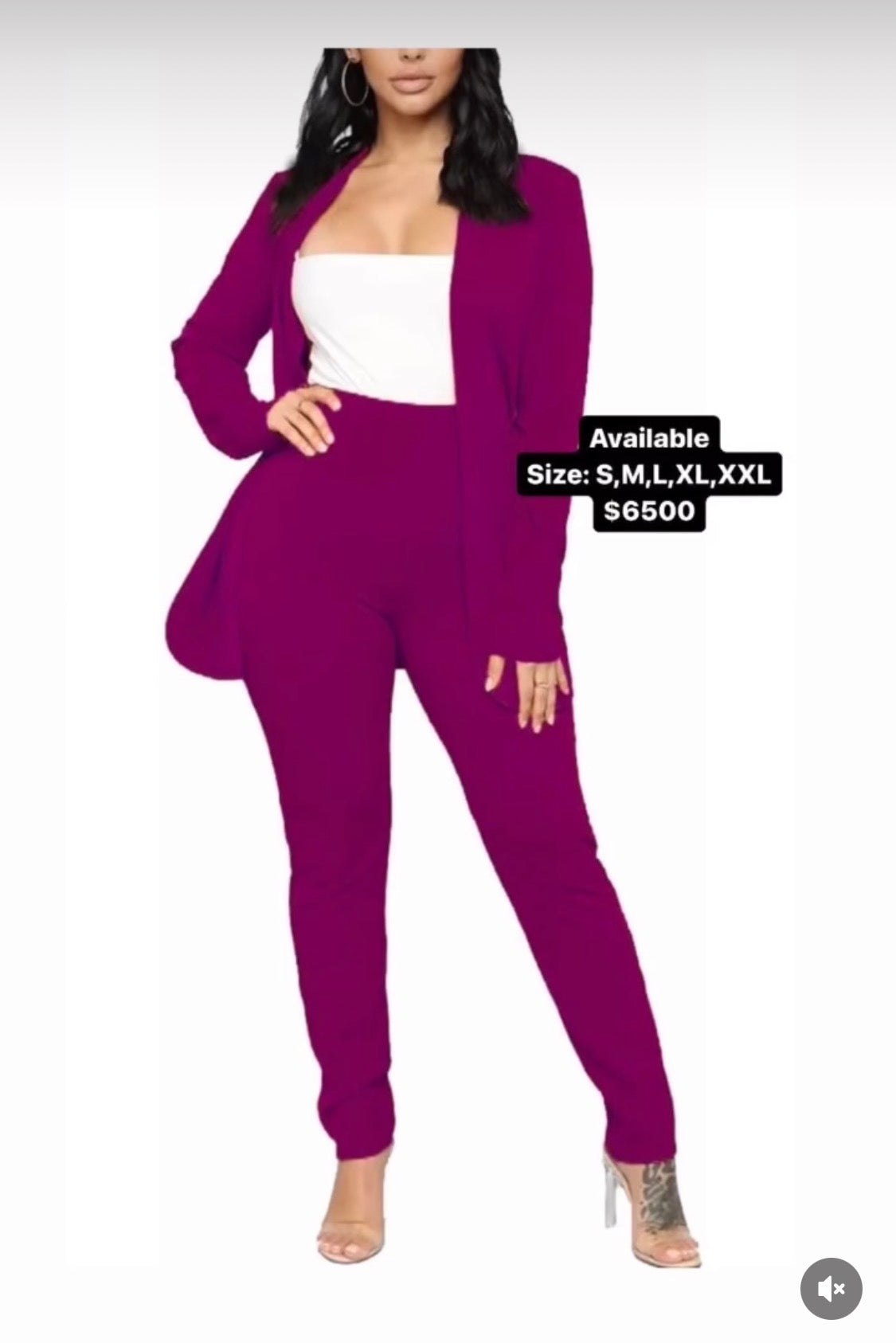 TWO PIECE JACKET PANTS SET, FORMAL WEAR