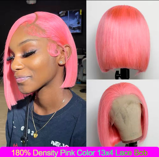180 DENSITY 13x4 FULL FRONTAL LACE WIG 💯 HUMAN HAIR TRANSPARENT LACE