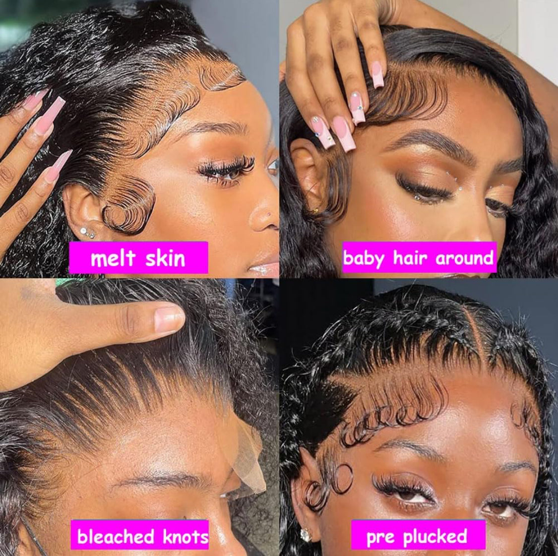 200% DENSITY FULL FRONTAL 13x4 LACE WIG 💯 HUMAN HAIR 30” LENGTH